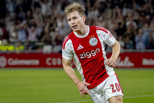 AMSTERDAM AFC Ajax Amsterdam forward Oliver Edvardsen during the UEFA Conference League at the Johan Cruijff ArenA on 27 August 2026 in Amsterdam, the Netherlands. (Photo by DeFodi Images) -