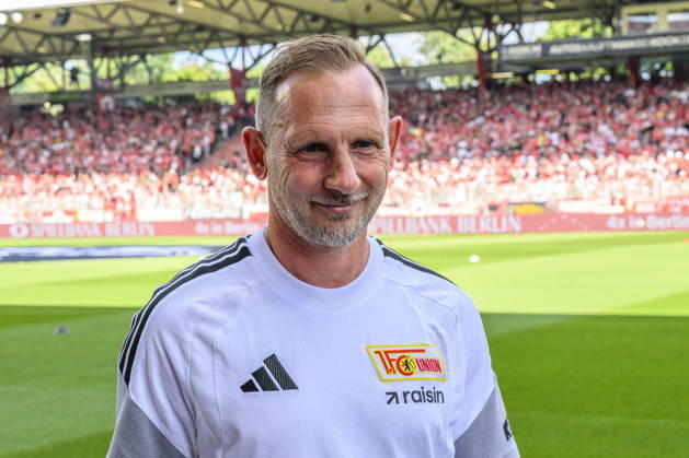im Bild v.l.: Mauro Lustrinelli (Union Berlin, Trainer), GER, Berlin, Fussball, 1. FC Union Berlin vs Eintracht Frankfurt, in der Alten Försterei, 29.08.2026, DFB DFL REGULATIONS PROHIBIT ANY USE OF PHOTOGRAPHS AS IMAGE SEQUENCES AND OR QUASI-VIDEO, Copyright: HMBxMedia UwexKoch