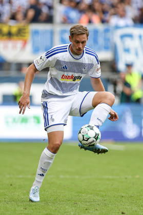 29.08.2026, GER, Fussball, Herren, 3. Liga, Saison 2026 2027, MSV Duisburg - FC Würzburger Kickers Aljaz Casar (Duisburg) in Aktion am Ball, Einzelaktion Duisburg schauinsland-reisen-Arena Nordrhein-Westfalen Deutschland Copyright: xAdrianxSchlüterx