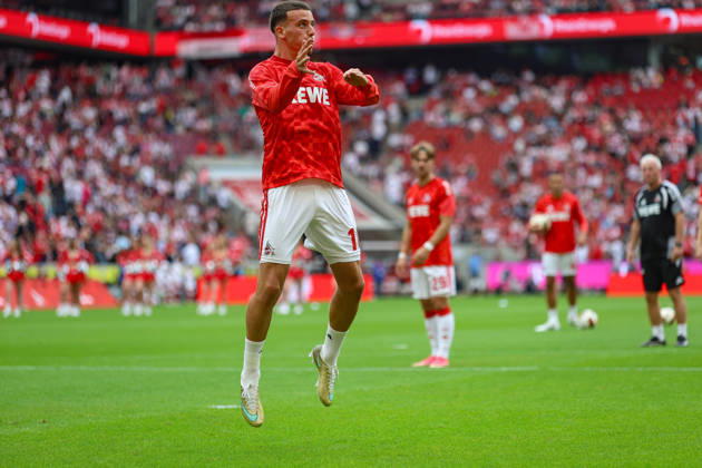29.08.2026, GER, Fussball, Herren, Bundesliga , 1. Bundesliga, Saison 2026 2027, 1. FC Köln - TSG 1899 Hoffenheim Malek El Mala (KOE) in Aktion, Einzelaktion Copyright: xSvenxHanischx