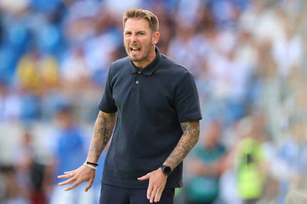 Tobias Strobl (VfL Wolfsburg, Chef-Trainer), Karlsruher SC vs. VfL Wolfsburg, 2. Bundesliga, 3. Spieltag, 2026 2027, 29.08.2026, DFL REGULATIONS PROHIBIT ANY USE OF PHOTOGRAPHS AS IMAGE SEQUENCES AND OR QUASI-VIDEO, Karlsruher SC vs. VfL Wolfsburg, 2. Bundesliga, 3. Spieltag, 2026 2027, 29.08.2026 Karlsruhe Copyright: xEibner-Pressefoto JanxPrihodax EP_JPA