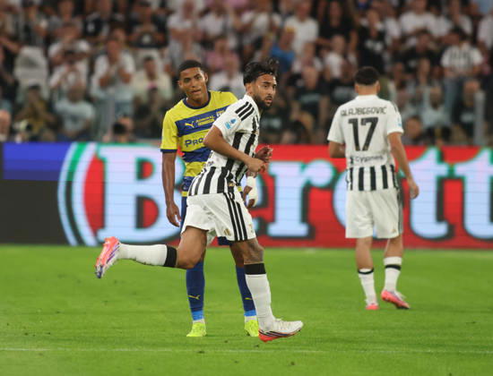 IPA87915354 - Nico Gonzalez of Juventus FC during the 2026–27 Italian Serie A soccer match between Juventus FC and Parma Calcio on August 29, 2026, at Allianz Stadium in Turin, Italy. Photo by Nderim KACELI Copyright: xNderimxKaceli IPAxSportx xx 87915354