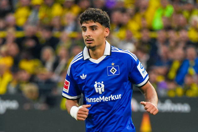 Martin Adeline (Hamburger SV, 5), Deutschland: Fussball, Bundesliga, Saison 2026 27, 1. Spieltag, 29.08.2026, Borussia Dortmund vs Hamburger SV, Signal-Iduna-Park (Dortmund, Nordrhein-Westfalen) Copyright: xLeonxFrickx
