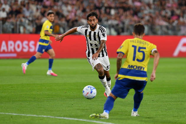 IPA87943069 - Nico Gonzalez of Juventus FC during the 2026 27 Serie A match between Juventus FC and Parma Calcio at Allianz Stadium on August 29, 2026, in Turin, Italy — Photo by Giuliano Marchisciano Copyright: xGiulianoxMarchisciano IPAxSportx xx 87943069