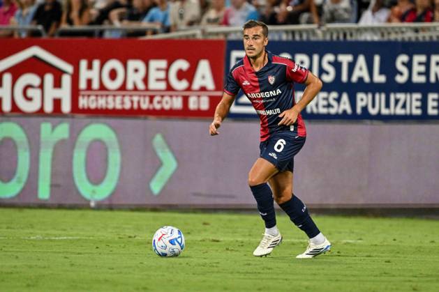 IPA87946925 - Harry Winks of Cagliari Calcio during the Cagliari Calcio vs. Inter - FC Internazionale Italian Serie A soccer match in Cagliari, Italy, on August 30, 2026  Copyright: xLuigixCanu IPAxSportx xx 87946925