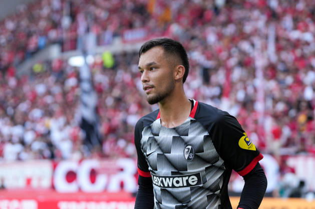 Mio Backhaus (SC Freiburg, 01) , Deutschland, Fussball, 1. Bundesliga, 1.Spieltag, 2026 2027, SC Freiburg vs. SV Werder Bremen, 30.08.2026, Europa-Park Stadion, Freiburg Freiburg Europa-Park Stadion Baden-Württemberg Deutschland Copyright: xArnexAmbergx