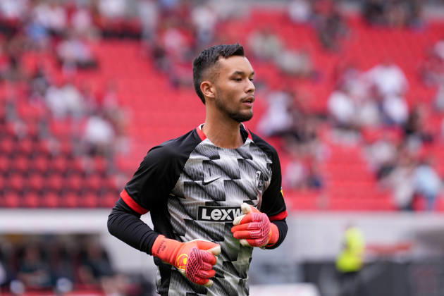 Mio Backhaus (SC Freiburg, 01) , Deutschland, Fussball, 1. Bundesliga, 1.Spieltag, 2026 2027, SC Freiburg vs. SV Werder Bremen, 30.08.2026, Europa-Park Stadion, Freiburg Freiburg Europa-Park Stadion Baden-Württemberg Deutschland Copyright: xArnexAmbergx