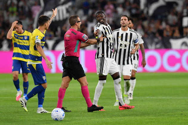 IPA87972068 - Randal Kolo Muani of Juventus FC during the 2026–27 Serie A match between Juventus FC and Parma Calcio at Allianz Stadium on August 29, 2026, in Turin, Italy — Photo by Giuliano Marchisciano Copyright: xGiulianoxMarchisciano IPAxSportx xx 87972068