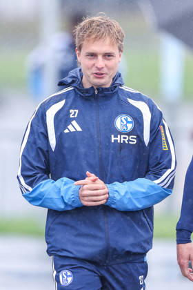 03.09.2026, Fussball, Training des FC Schalke 04. Finn Porath (FC Schalke 04) Gelsenkirchen Trainingsgelände FC Schalke 04 NRW Deutschland xRHR-FOTO YYx Copyright: RHR-FOTOx RHR-FOTO YY