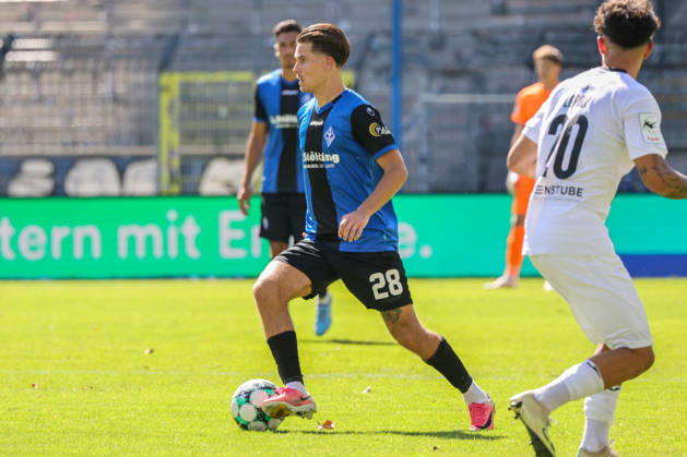 Diego Michel (SV Waldhof Mannheim, 28) Fussball: 3. Liga, 4. Spieltag, SV Waldhof Mannheim vs. SC Verl am 05.09.2026 in Mannheim (Carl-Benz-Stadion), Deutschland Mannheim Carl-Benz-Stadion Deutschland Copyright: xFranzxReindelx