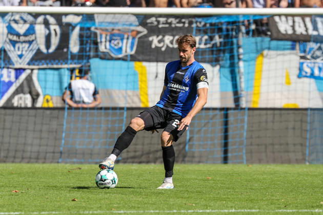Lukas Klünter (SV Waldhof Mannheim, 24) Fussball: 3. Liga, 4. Spieltag, SV Waldhof Mannheim vs. SC Verl am 05.09.2026 in Mannheim (Carl-Benz-Stadion), Deutschland Mannheim Carl-Benz-Stadion Deutschland Copyright: xFranzxReindelx