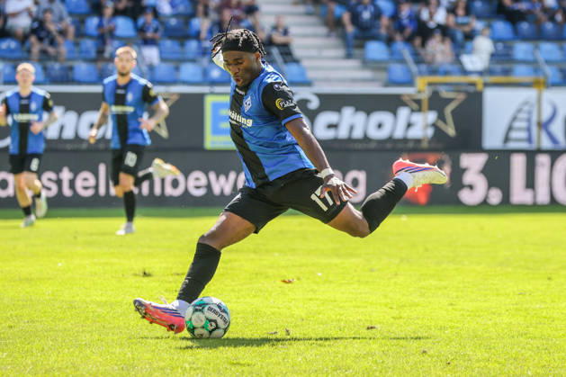 Darnell Keumo (SV Waldhof Mannheim, 17) Fussball: 3. Liga, 4. Spieltag, SV Waldhof Mannheim vs. SC Verl am 05.09.2026 in Mannheim (Carl-Benz-Stadion), Deutschland Mannheim Carl-Benz-Stadion Deutschland Copyright: xFranzxReindelx