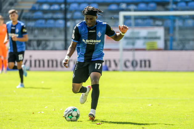 Darnell Keumo (SV Waldhof Mannheim, 17) Fussball: 3. Liga, 4. Spieltag, SV Waldhof Mannheim vs. SC Verl am 05.09.2026 in Mannheim (Carl-Benz-Stadion), Deutschland Mannheim Carl-Benz-Stadion Deutschland Copyright: xFranzxReindelx