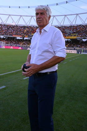 IPA88226491 - Gian Piero Gasperini (Head Coach of AS Roma) during the US Lecce vs. AS Roma Serie A soccer match in Lecce, Italy, on August 31, 2026 Copyright: xPasqualexGolia IPAxSportx xx 88226491
