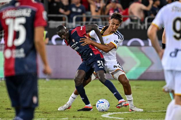 IPA88247854 - Paul Mendy of Cagliari Calcio during the Cagliari Calcio vs. US Lecce Italian Serie A soccer match in Cagliari, Italy, on September 7, 2026 Copyright: xLuigixCanu IPAxSportx xx IPA88247854