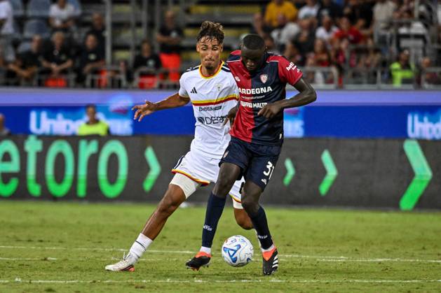 IPA88248029 - Paul Mendy of Cagliari Calcio during the Cagliari Calcio vs. US Lecce Italian Serie A soccer match in Cagliari, Italy, on September 7, 2026 Copyright: xLuigixCanu IPAxSportx xx IPA88248029