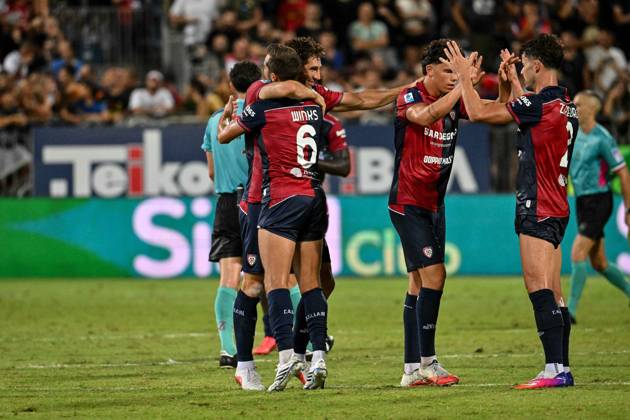 IPA88249364 - Harry Winks of Cagliari Calcio during the Cagliari Calcio vs. US Lecce Italian Serie A soccer match in Cagliari, Italy, on September 7, 2026  Copyright: xLuigixCanu IPAxSportx xx IPA88249364
