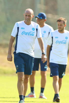 SSC Napoli Training Session Massimiliano Allegri, coach of Napoli, during a training session ahead of the UEFA Champions League 2026 27 at the Napoli training center in Castel Volturno, Italy, on September 8, 2026. Castel Volturno Napoli Italy Copyright: xCiroxDexLucax originalFilename:deluca-sscnapol260908_npx12
