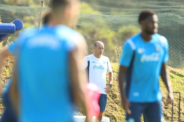 SSC Napoli Training Session Massimiliano Allegri, coach of Napoli, during a training session ahead of the UEFA Champions League 2026 27 at the Napoli training center in Castel Volturno, Italy, on September 8, 2026. Castel Volturno Napoli Italy Copyright: xCiroxDexLucax originalFilename:deluca-sscnapol260908_npCjJ