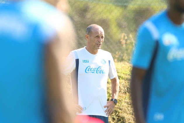 SSC Napoli Training Session Massimiliano Allegri, coach of Napoli, during a training session ahead of the UEFA Champions League 2026 27 at the Napoli training center in Castel Volturno, Italy, on September 8, 2026. Castel Volturno Napoli Italy Copyright: xCiroxDexLucax originalFilename:deluca-sscnapol260908_npjnn