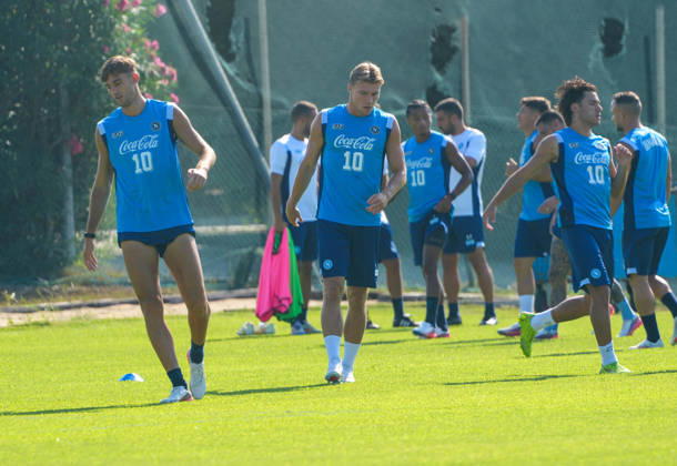 SSC Napoli training session at Castelvolturno Rasmus Hojlund of SSC Napoli During the football match played on September 5, 2026, at the San Siro Stadium in Milan part of the 2026 27 Italian Serie A championship between Inter Milan and SSC Napoli. Castelvolturno Centro Sportivo SSC Napoli Campania ITALIA Copyright: xSalvatorexDexRosaxSalvatorexDexRosax DSC02761