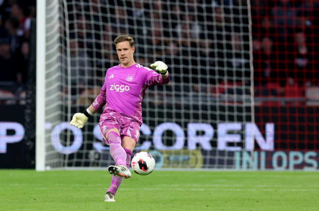 AMSTERDAM - AFC Ajax Amsterdam goalkeeper Marc Ter Stegen during the Vriendenloterij Eredivisie match between Ajax and PSV at Johan Cruijff ArenA on 5 September 2026 in Amsterdam, Nederland. PETER LOUS EYE4IMAGES DeFodi Images -