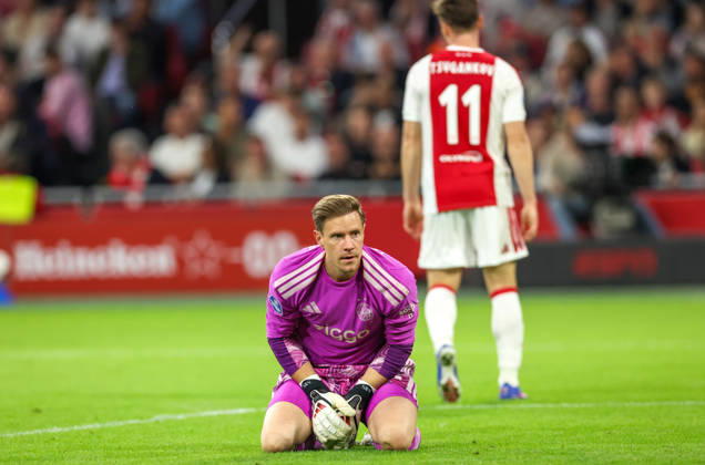 AMSTERDAM - AFC Ajax Amsterdam goalkeeper Marc Ter Stegen during the Vriendenloterij Eredivisie match between Ajax and PSV at Johan Cruijff ArenA on 5 September 2026 in Amsterdam, Nederland. PETER LOUS EYE4IMAGES DeFodi Images -