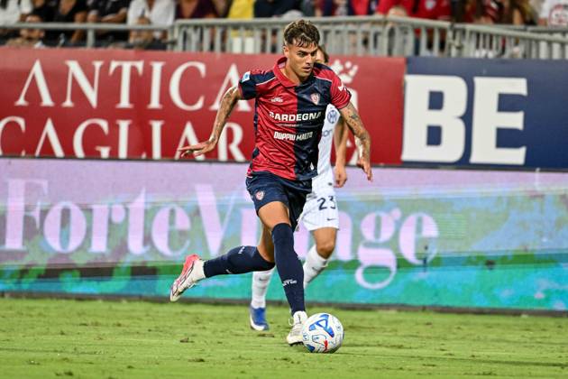 IPA88348484 - Daniel Maldini of Cagliari Calcio during the Cagliari Calcio vs. Inter - FC Internazionale Italian Serie A soccer match in Cagliari, Italy, on August 30, 2026 Copyright: xLuigixCanu IPAxSportx xx IPA88348484