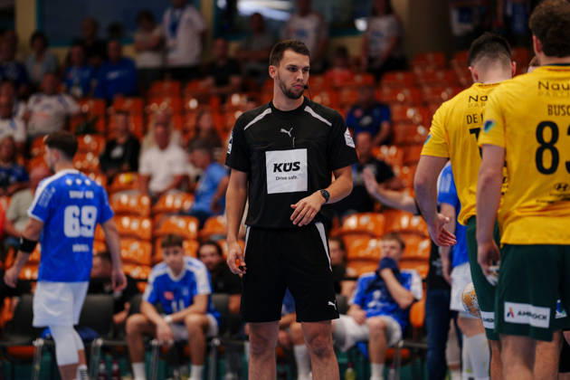 2. Handball-Bundesliga - 3. Spieltag: Dessau-Roßlauer HV 06 - VfL Eintracht Hagen Jannik Rips am 11.09.2026 in der Anhalt-Arena, Dessau-Roßlau (Sachsen-Anhalt) Dessau-Roßlau Anhalt-Arena Sachsen-Anhalt Deutschland