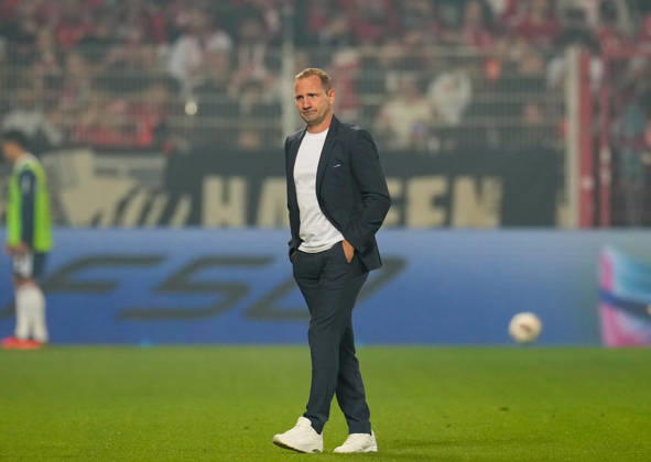 Mauro Lustrinelli (1. FC Union Berlin, Cheftrainer) GER, 1. FC Union Berlin vs FC Schalke 04, 1. Bundesliga, 3. Spieltag, Saison 2026-27, Stadion An der Alten Foersterei, Berlin, 11.09.2026 DFL REGULATIONS PROHIBIT ANY USE OF PHOTOGRAPHS AS IMAGE SEQUENCES AND OR QUASI-VIDEO GER, 1. FC Union Berlin vs FC Schalke 04, 1. Bundesliga, 3. Spieltag, Saison 2026-27, 11.09.2026 Berlin Copyright: xEibner-Pressefoto ScottxColemanx EP_SCN