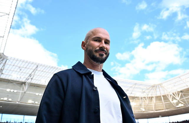 12.09.2026, SNP Arena, Sinsheim, GER, 1.FBL, TSG Hoffenheim vs VfB Stuttgart , Trainer Christian Ilzer (Hoffenheim) DFL regulations prohibit any use of photographs as image sequences and or quasi-video. (Photo by Hasan Bratic DeFodi Images) -