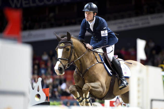 Scott Brash, Storbritannien, pa hästen Hello Forever tävlar under dag tva av Gothenburg Horse Show den 26 februari 2015 i Göteborg. Göteborg Sverige Copyright: xCarlxSandinx