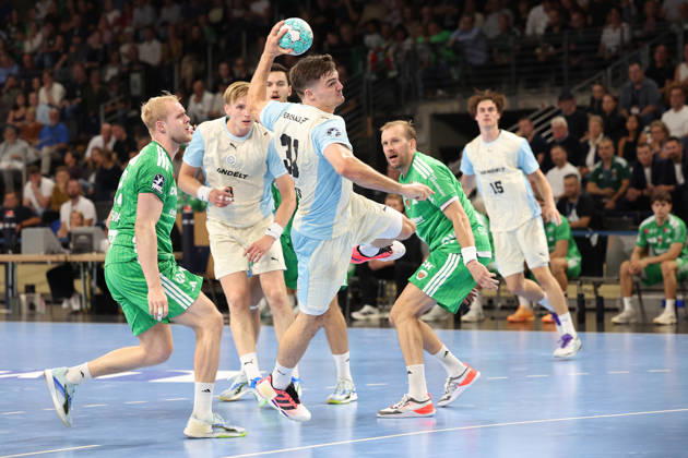 13.09.2026, xBHAx, Handball, Opel HBL, Saison 2026 2027, 1.HBL, Füchse Berlin - VfL Gummersbach, Max-Schmeling-Halle: Kay Smits (VfL Gummersbach 31) im Angriff Berlin Deutschkand