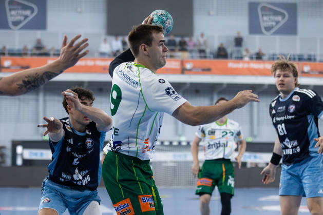 Max BENEKE (FRISCH AUF! Goeppingen, 09) erzielt ein Tor, Aktion, Torwurf GER, HC Hamburg vs. FRISCH AUF! Goeppingen, Handball, Bundesliga, 4. Spieltag, Spielzeit 2026 2027, 13.09.2026, GER, HC Hamburg vs. FRISCH AUF! Goeppingen, Handball, Bundesliga, 4. Spieltag, Spielzeit 2026 2027, 13.09.2026, Hamburg Copyright: xEibnerxPressefoto OliverxSchmidtx EP_OST