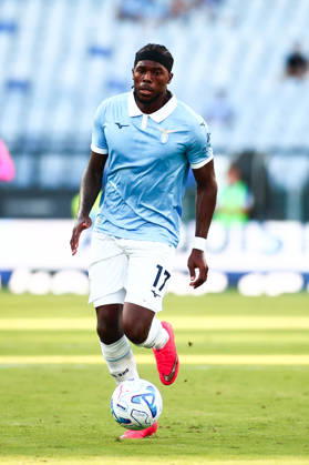 IPA88519150 - Nuno Tavares of Societa Sportiva Lazio is in action during the 2026–2027 Serie A match between S.S. Lazio and A.C. Milan at the Stadio Olimpico in Rome, Italy. Copyright: xMatteoxCassoni IPAxSportx xx IPA88519150
