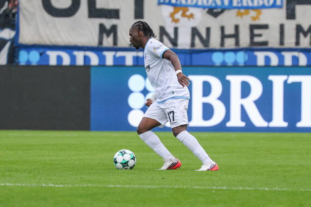 Darnell Keumo (SV Waldhof Mannheim, 17) Fussball: 3. Liga, 5. Spieltag, SV Wehen Wiesbaden vs. SV Waldhof Mannheim am 13.09.2026 in BRITA Arena (Wiesbaden), Deutschland BRITA Arena Wiesbaden Deutschland Copyright: xFranzxReindelx