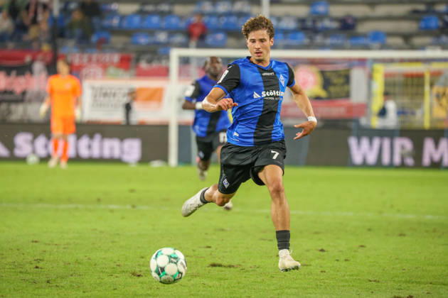 Lovis Bierschenk (SV Waldhof Mannheim, 7) Fussball: 3. Liga, 6. Spieltag, SV Waldhof Mannheim vs. Rot-Weiss Essen am 16.09.2026 in Mannheim (Carl-Benz-Stadion), Deutschland Mannheim Carl-Benz-Stadion Deutschland Copyright: xFranzxReindelx