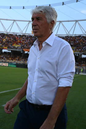 IPA88631894 - Gian Piero Gasperini (Head Coach of AS Roma) during the US Lecce vs. AS Roma Italian Serie A soccer match in Lecce, Italy, on August 31, 2026 Copyright: xPasqualexGolia IPAxSportx xx IPA88631894