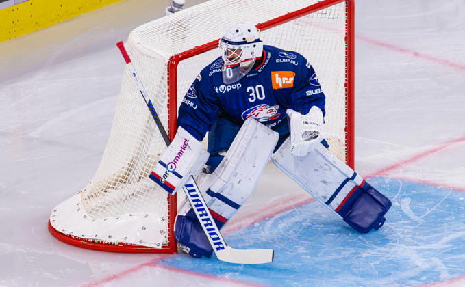 Ice hockey, Eishockey National League Regular Season - ZSC Lions vs. SC Ber Zurich, Switzerland, 15th Sep 2026: 30 Simon Hrubec, goalkeeper ZSC Lions. Copyright: xAndreasxHaasx