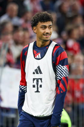 Nathaniel Brown (FC Bayern Muenchen, 11), GER, FC Bayern Muenchen vs. 1. FC Union Berlin, Fussball, Bundesliga, 4. Spieltag, Saison 2026 2027, 18.09.2026, DFL DFB REGULATIONS PROHIBIT ANY USE OF PHOTOGRAPHS as IMAGE SEQUENCES and or QUASI-VIDEO, GER, FC Bayern Muenchen vs. 1. FC Union Berlin, Fussball, Bundesliga, 4. Spieltag, Saison 2026 2027, 18.09.2026 Muenchen Copyright: xEibner-Pressefoto JennixMaulx EP_JML