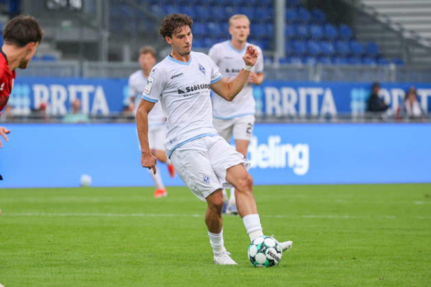 Lovis Bierschenk (SV Waldhof Mannheim, 7) Fussball: 3. Liga, 5. Spieltag, SV Wehen Wiesbaden vs. SV Waldhof Mannheim am 13.09.2026 in BRITA Arena (Wiesbaden), Deutschland BRITA Arena Wiesbaden Deutschland Copyright: xFranzxReindelx