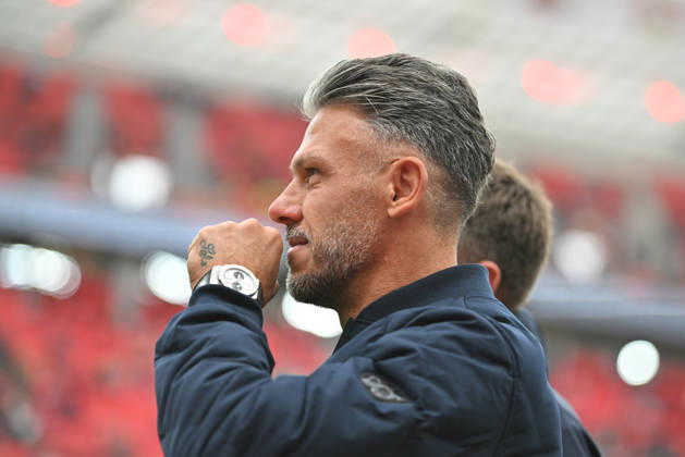 Trainer Martin Demichelis (RB Leipzig). Fussball 1. Bundesliga, 4.Spieltag, Bayer 04 Leverkusen - RB Leipzig, am 20.09.2026 in Leverkusen Deutschland. DFL regulations prohibit any use of photographs as image sequences and or quasi-video Ã‚Â