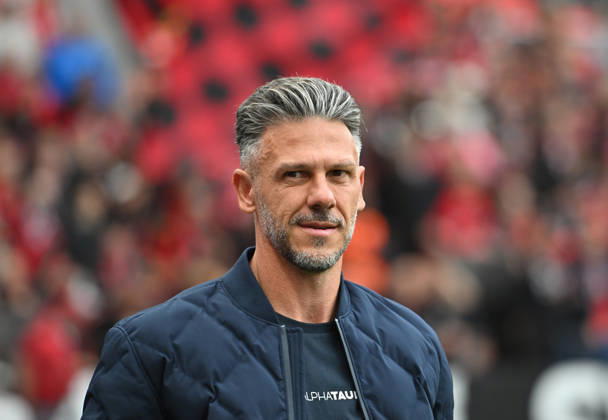 Trainer Martin Demichelis (RB Leipzig). Fussball 1. Bundesliga, 4.Spieltag, Bayer 04 Leverkusen - RB Leipzig, am 20.09.2026 in Leverkusen Deutschland. DFL regulations prohibit any use of photographs as image sequences and or quasi-video Ã‚Â