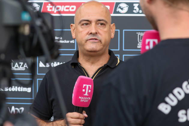 Rui Mota (Cheftrainer SV Waldhof Mannheim) Fussball: 3. Liga, 7. Spieltag, SV Waldhof Mannheim vs. SC Preußen Münster am 20.09.2026 in Mannheim (Carl-Benz-Stadion), Deutschland 2026 Franz Reindel Mannheim Carl-Benz-Stadion Deutschland Copyright: xFranzxReindelx