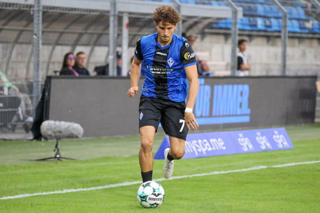 Lovis Bierschenk (SV Waldhof Mannheim, 7) Fussball: 3. Liga, 7. Spieltag, SV Waldhof Mannheim vs. SC Preußen Münster am 20.09.2026 in Mannheim (Carl-Benz-Stadion), Deutschland 2026 Franz Reindel Mannheim Carl-Benz-Stadion Deutschland Copyright: xFranzxReindelx