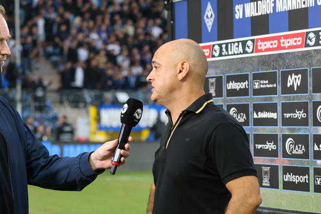 Rui Mota (Cheftrainer SV Waldhof Mannheim) Fussball: 3. Liga, 7. Spieltag, SV Waldhof Mannheim vs. SC Preußen Münster am 20.09.2026 in Mannheim (Carl-Benz-Stadion), Deutschland 2026 Franz Reindel Mannheim Carl-Benz-Stadion Deutschland Copyright: xFranzxReindelx
