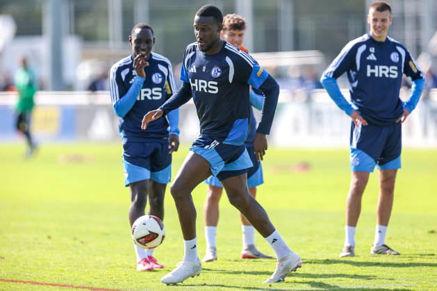 23.09.2026, Fussball, Training des FC Schalke 04. Bryan Lasme (FC Schalke 04) Gelsenkirchen Trainingsgelände FC Schalke 04 NRW Deutschland xRHR-FOTO YYx Copyright: RHR-FOTOx RHR-FOTO YY