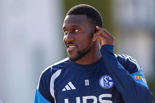 23.09.2026, Fussball, Training des FC Schalke 04. Bryan Lasme (FC Schalke 04) Gelsenkirchen Trainingsgelände FC Schalke 04 NRW Deutschland xRHR-FOTO YYx Copyright: RHR-FOTOx RHR-FOTO YY