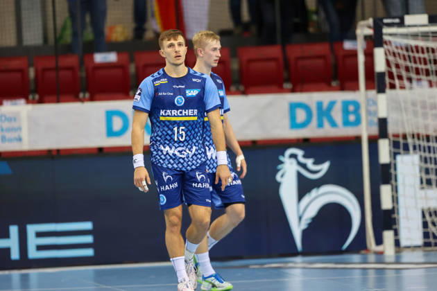 Simone Mengon (TVB Stuttgart, 15) GER, TVB Stuttgart vs. HC Erlangen, Handball, DHB-Pokal, 2. Spieltag, Spielzeit 2026 2027, 24.09.2026 GER, TVB Stuttgart vs. HC Erlangen, Handball, DHB-Pokal, 2. Spieltag, Spielzeit 2026 2027, 24.09.2026 Stuttgart Copyright: xEibner-Pressefoto SoerenxHerwegx EP_SHG