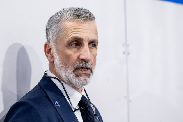 Mark French (Chef-Trainer, ERC Ingolstadt) Portrait Portraet GER, Straubing Tigers vs. ERC Ingolstadt, Eishockey, DEL, Saison 2026 2027, 3. Spieltag, 25.09.2026. Foto: HMB Media Heike Feiner Copyright: HMBxMedia HeikexFeiner